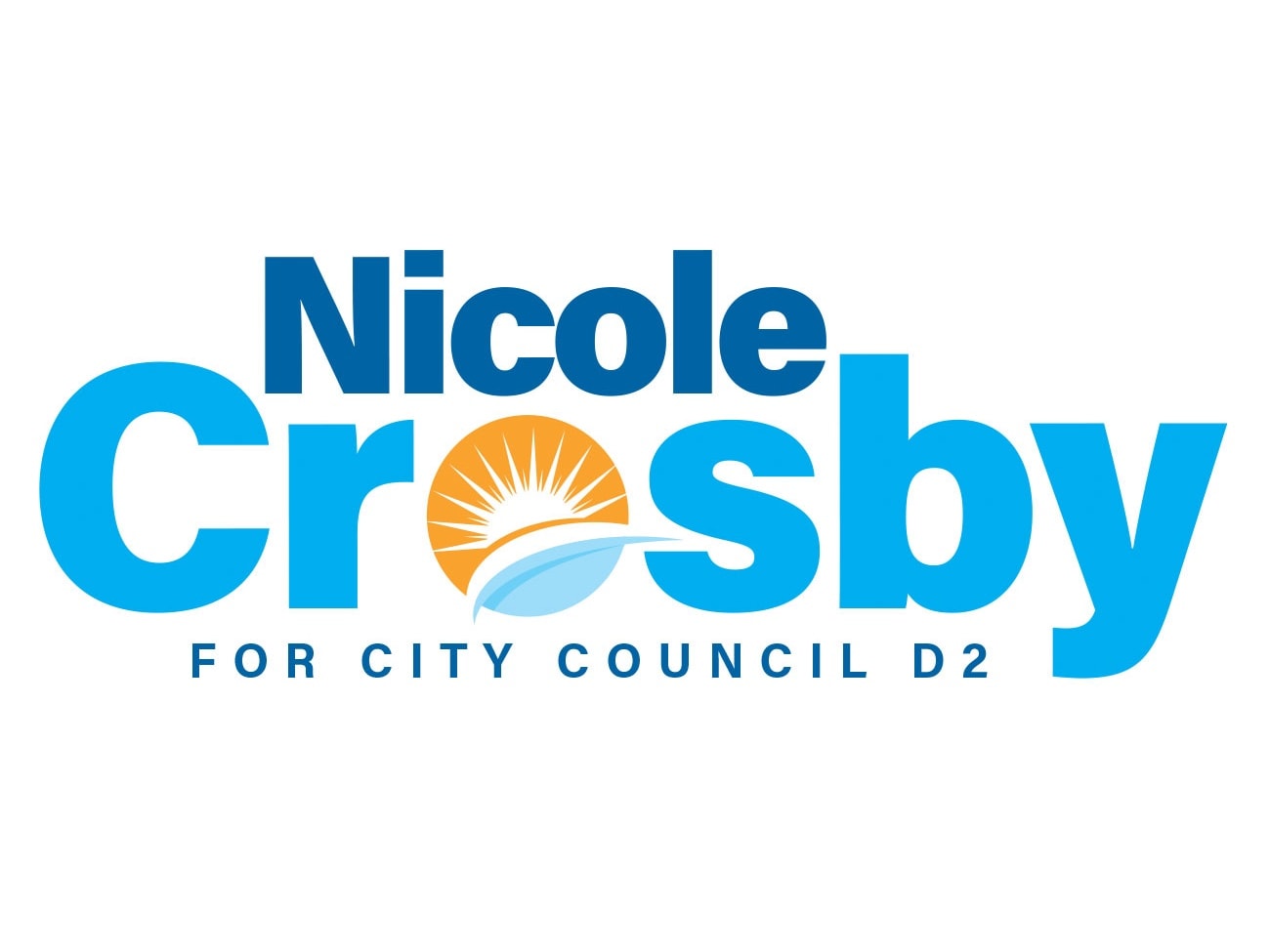 Nicole Crosby for San Diego — Campaign Logo (4×3)